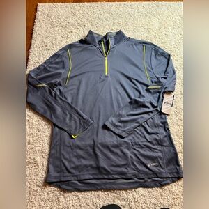 ASICS Men's XL 1/4 Zip Pullover NWT
